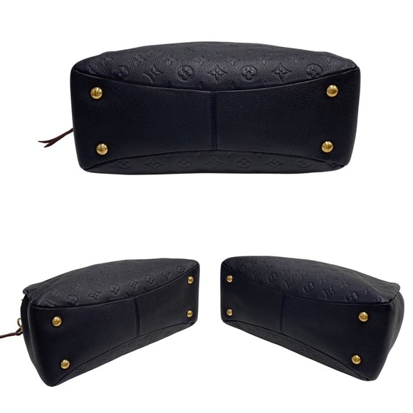 Louis Vuitton Ponthieu PM Empreinte Leather Shoulder Bag Marine Rouge - Picture 5 of 7